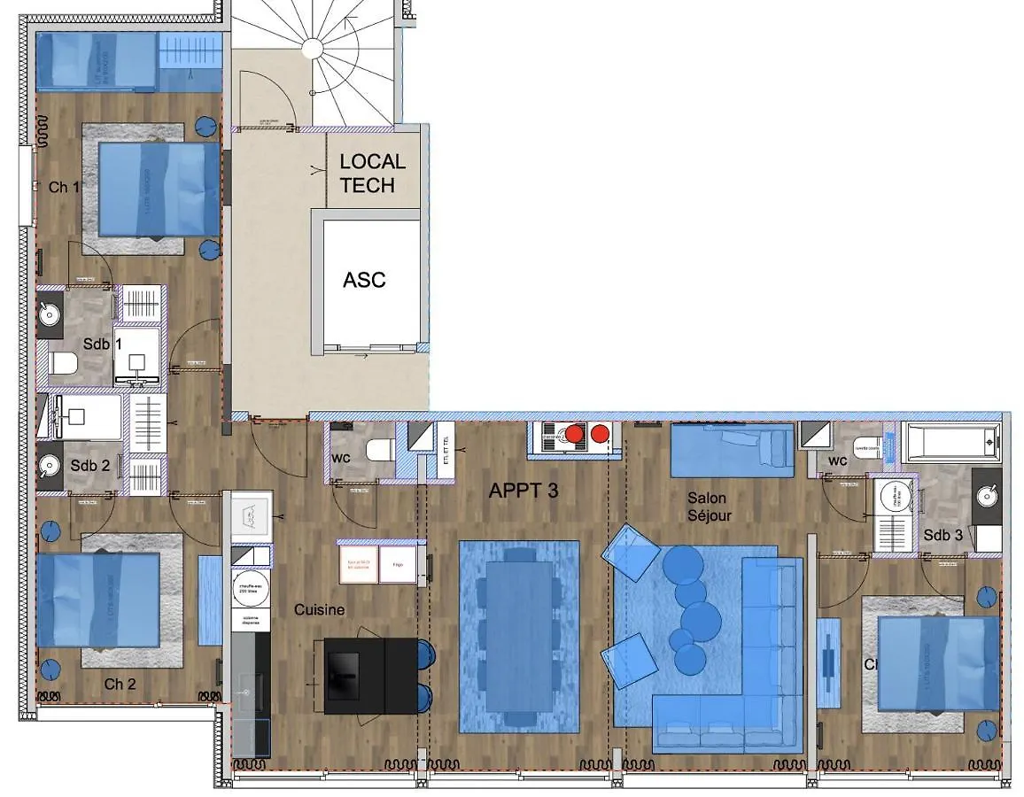 Apartamento Residence Ancolie La Plagne